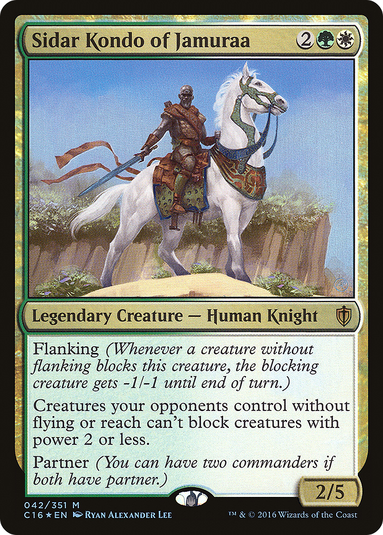 Sidar Kondo of Jamuraa (C16-042) [Commander 2016] Foil