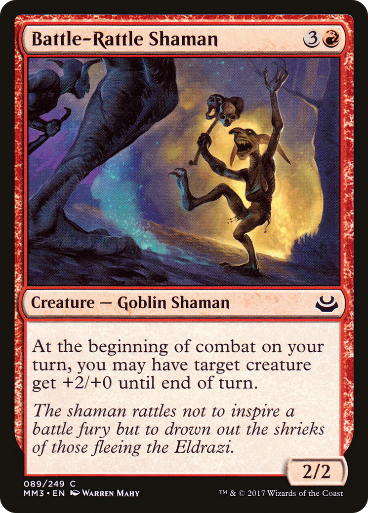 Battle-Rattle Shaman (MM3-089) [Modern Masters 2017]