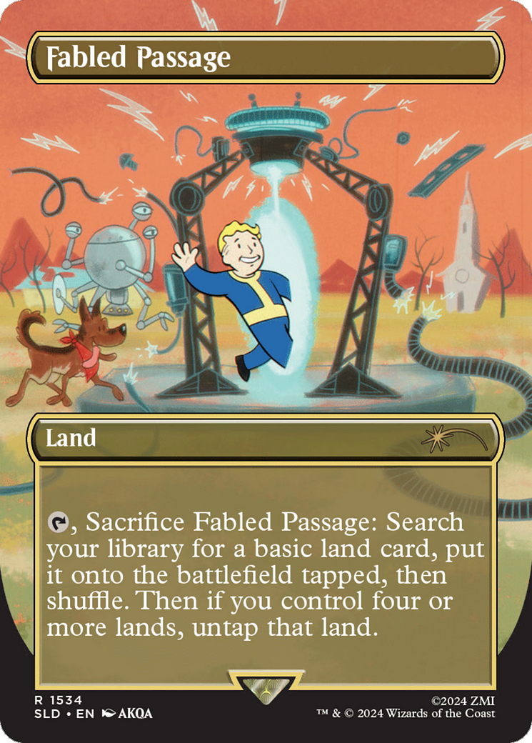 Fabled Passage (SLD-1534) [Secret Lair Drop] (Borderless)
