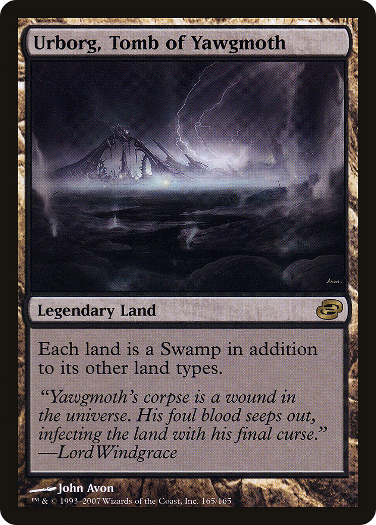 Urborg, Tomb of Yawgmoth (PLC-165) [Planar Chaos] Foil