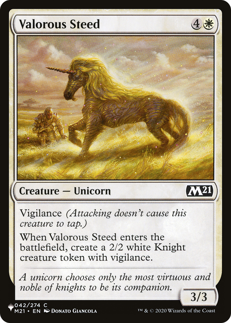 Valorous Steed (LIST-M21-42) [The List]