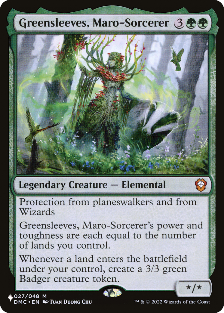 Greensleeves, Maro-Sorcerer (LIST-DMC-27) [The List]