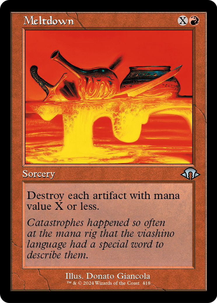 Meltdown (Retro Frame) (MH3-418) [Modern Horizons 3] Foil