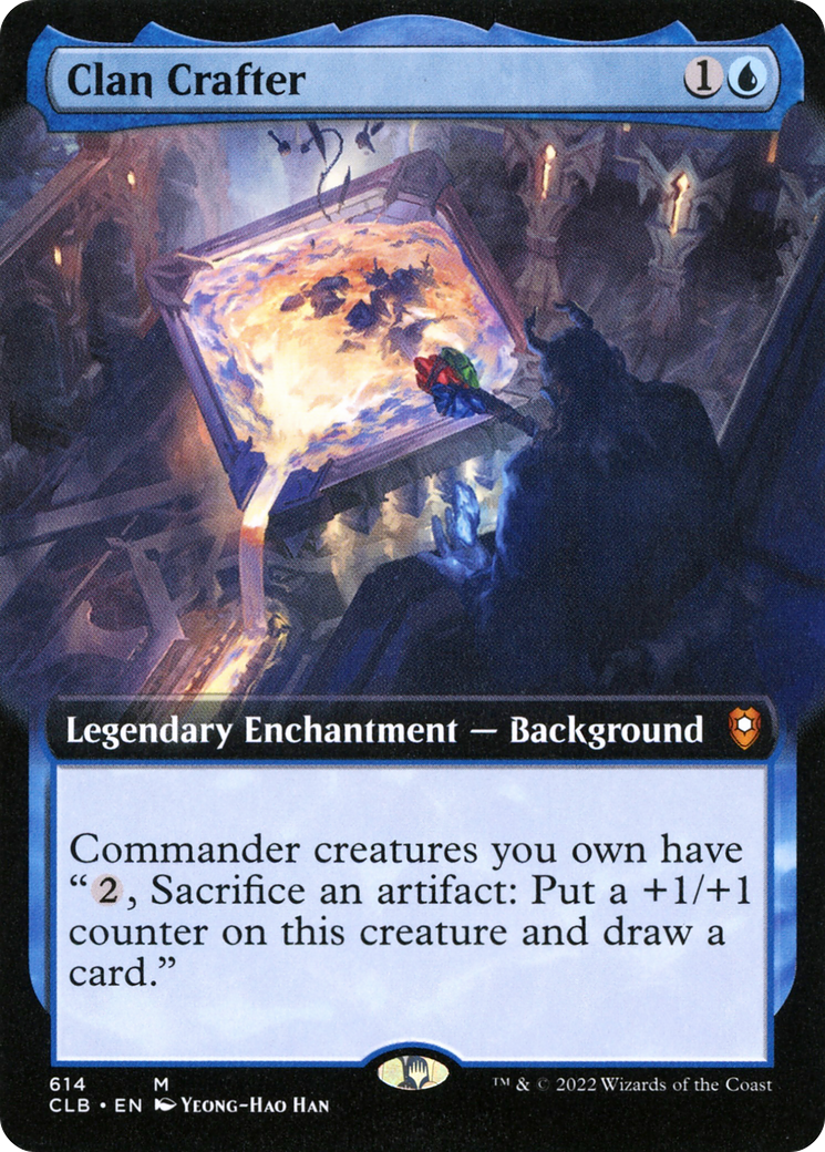 Clan Crafter (Extended Art) (CLB-614) [Commander Legends: Battle for Baldur's Gate]