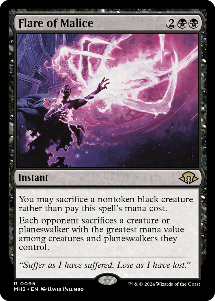 Flare of Malice (MH3-095) [Modern Horizons 3] Foil