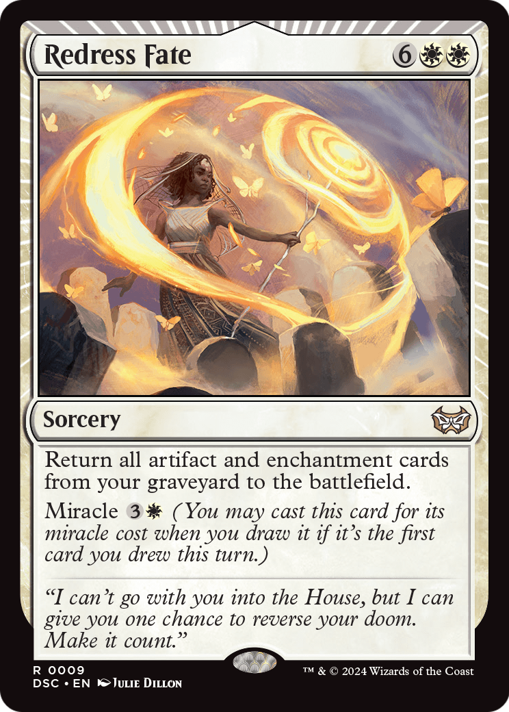 Redress Fate (DSC-009) [Duskmourn: House of Horror Commander]