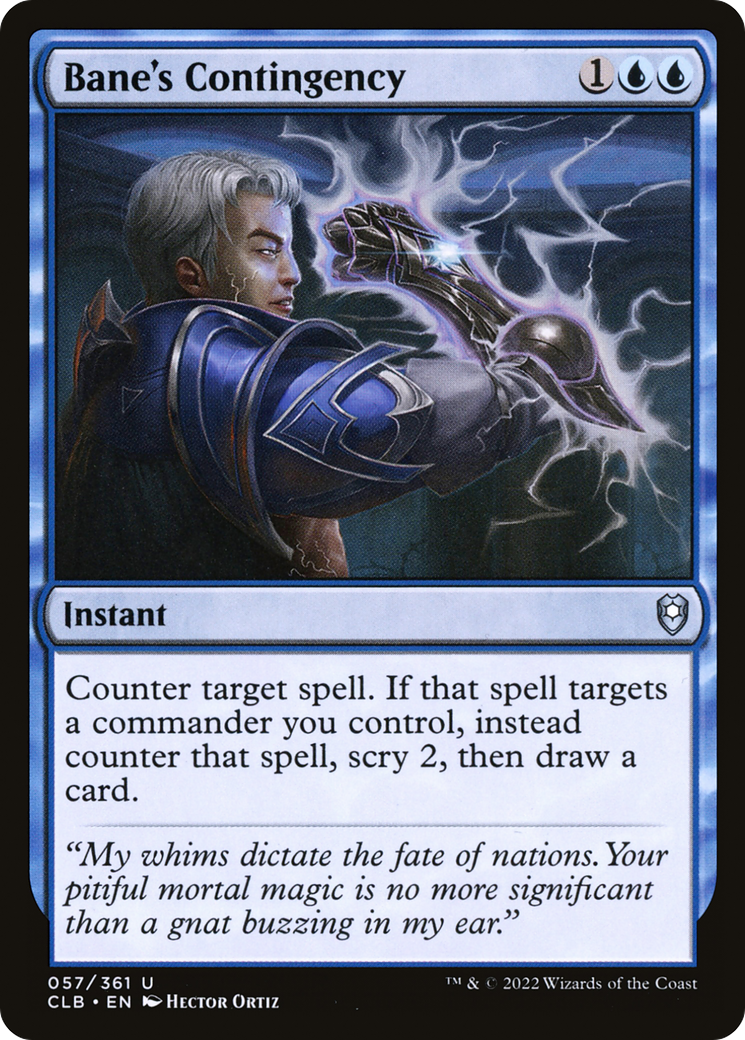 Bane's Contingency (CLB-057) [Commander Legends: Battle for Baldur's Gate]