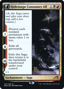 Hidetsugu Consumes All (PRE-221) [Kamigawa: Neon Dynasty Promos] Foil