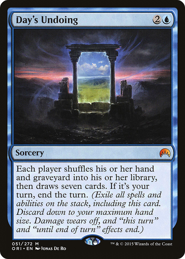 Day's Undoing (ORI-051) [Magic Origins] Foil