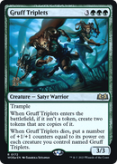 Gruff Triplets (PRE-172S) [Wilds of Eldraine Promos] Foil