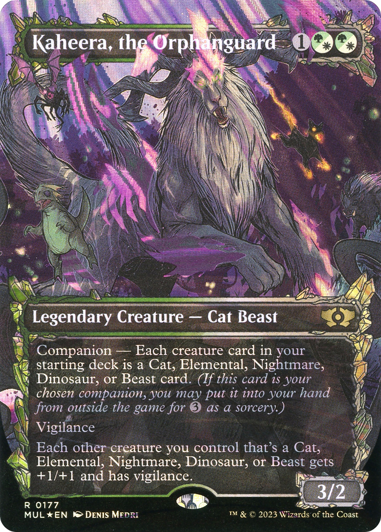 Kaheera, the Orphanguard (MUL-177) [Multiverse Legends]: (Showcase) (Borderless) Foil