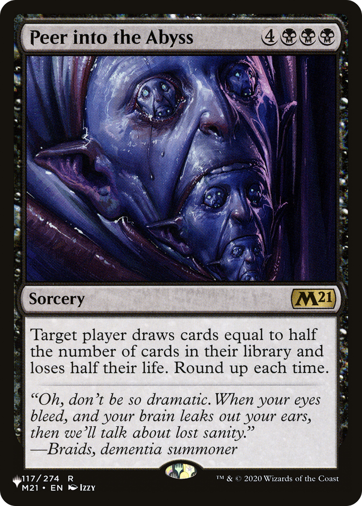 Peer into the Abyss (LIST-M21-117) [The List]