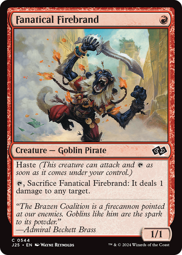 Fanatical Firebrand (J25-544) [Foundations Jumpstart]