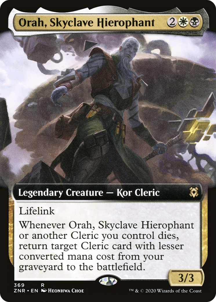 Orah, Skyclave Hierophant (Extended Art) (ZNR-369) [Zendikar Rising]