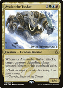 Avalanche Tusker (PRE-166S) [Khans of Tarkir Promos] Foil