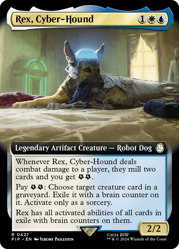 Rex, Cyber-Hound (PIP-427) [Fallout]: (Extended Art) Foil