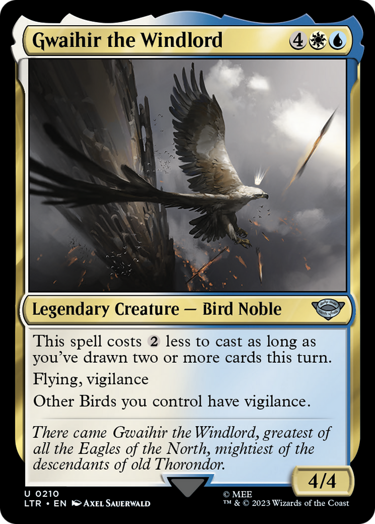 Gwaihir the Windlord (LTR-210) [The Lord of the Rings: Tales of Middle-earth] Foil