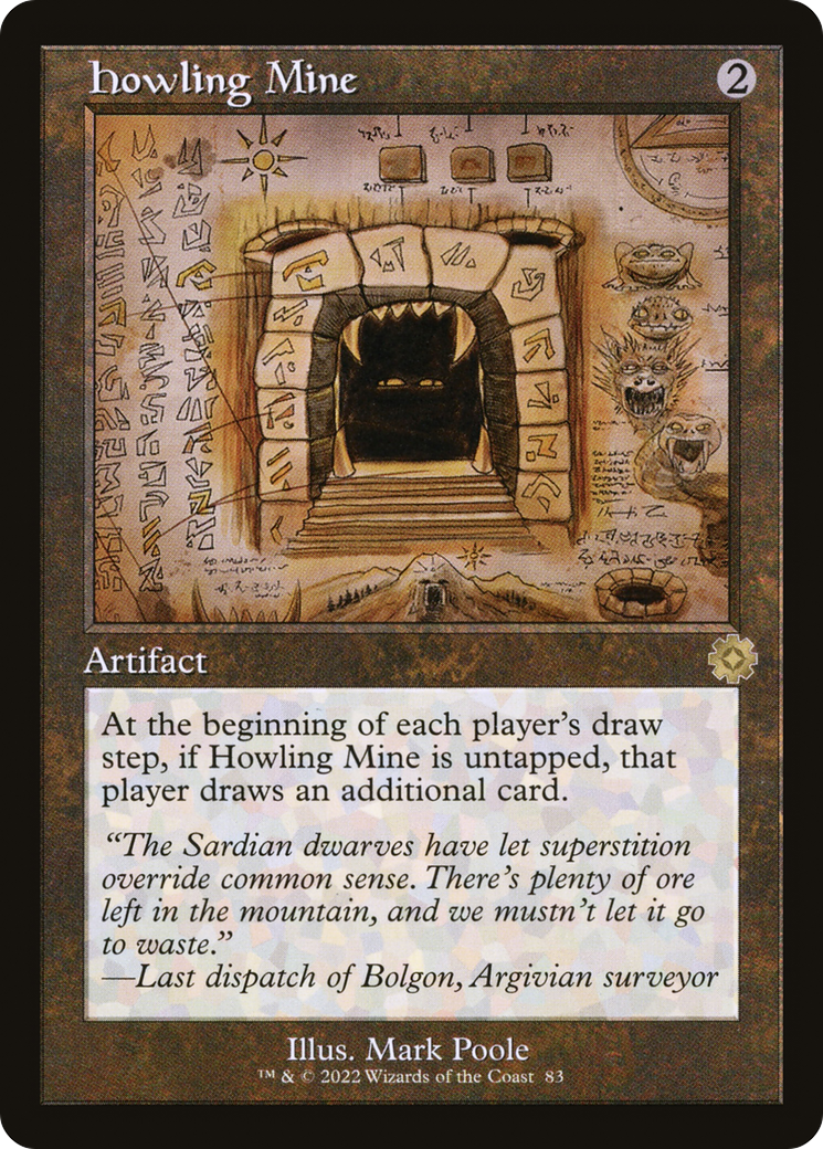 Howling Mine (BRR-083) [The Brothers' War Retro Artifacts] Foil