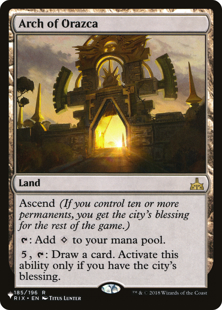 Arch of Orazca (PLST-RIX-185) [The List]