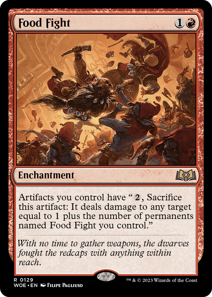 Food Fight (WOE-129) [Wilds of Eldraine] Foil
