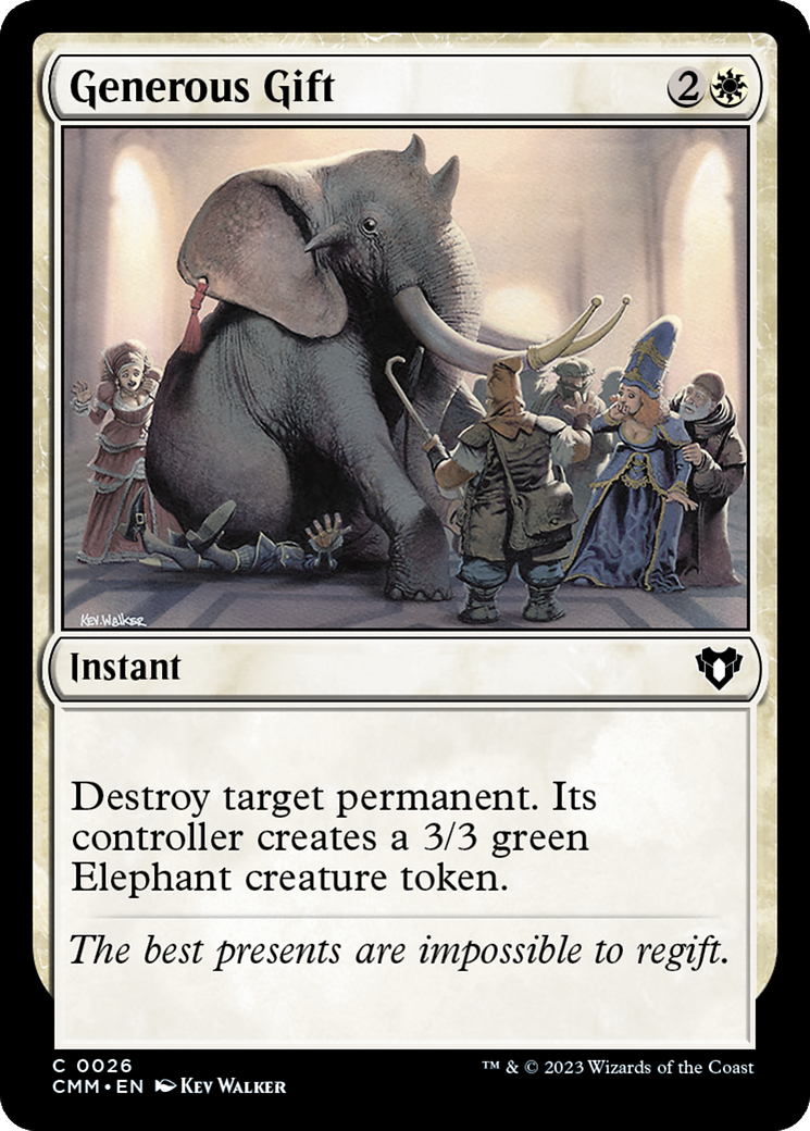 Generous Gift (CMM-026) [Commander Masters]