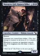 Massacre Girl, Known Killer (PRE-94S) [Murders at Karlov Manor Promos] Foil