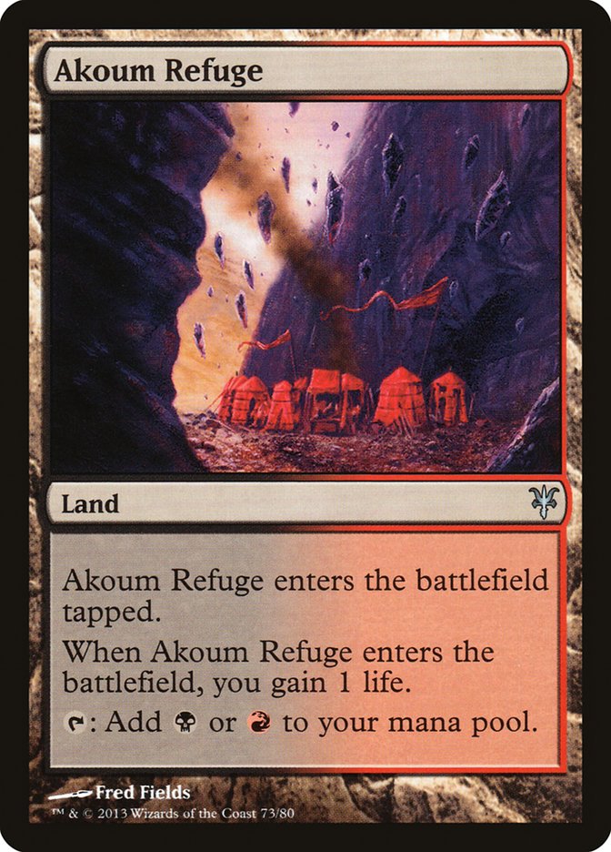 Akoum Refuge (DDK-073) [Duel Decks: Sorin vs. Tibalt]
