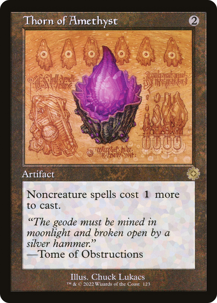 Thorn of Amethyst (BRR-123) [The Brothers' War Retro Artifacts] Foil