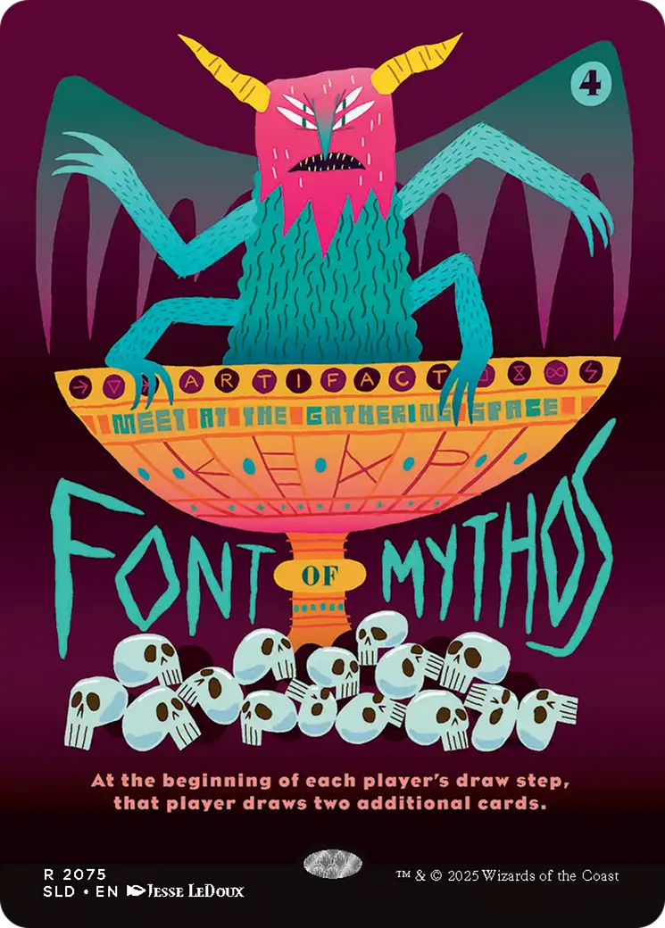 Font of Mythos (SLD-2075) [Secret Lair Drop] (Borderless)
