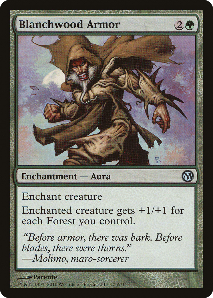 Blanchwood Armor (DPA-055) [Duels of the Planeswalkers]