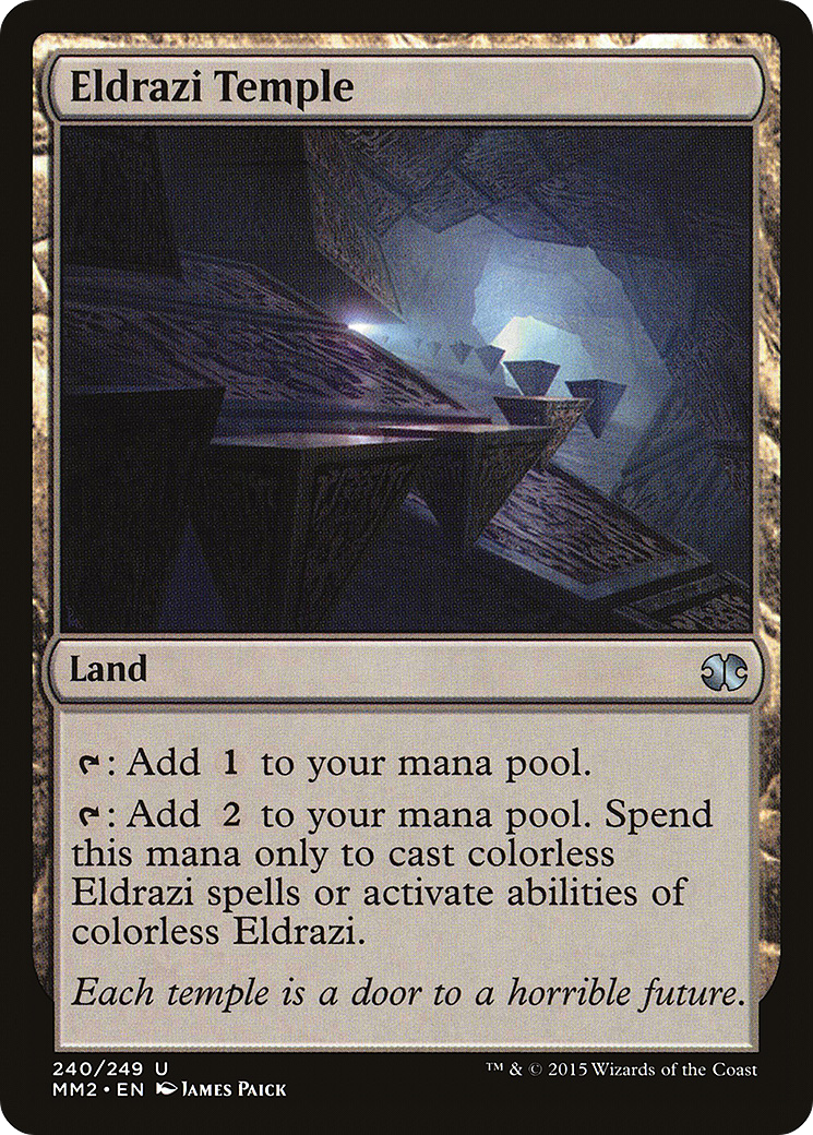 Eldrazi Temple (MM2-240) [Modern Masters 2015] Foil