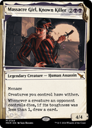 Massacre Girl, Known Killer (MKM-344) [Murders at Karlov Manor]: (Showcase) Foil