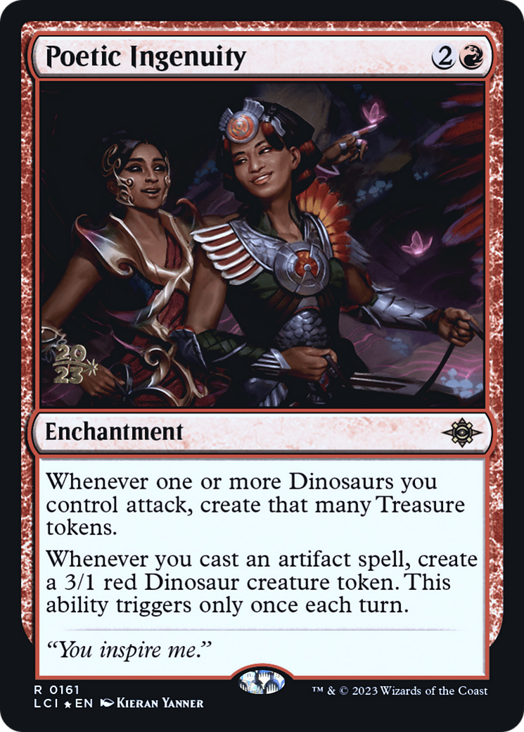 Poetic Ingenuity (PRE-161S) [The Lost Caverns of Ixalan Promos] Foil