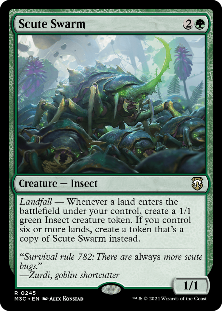 Scute Swarm (M3C-245) [Modern Horizons 3 Commander] Foil