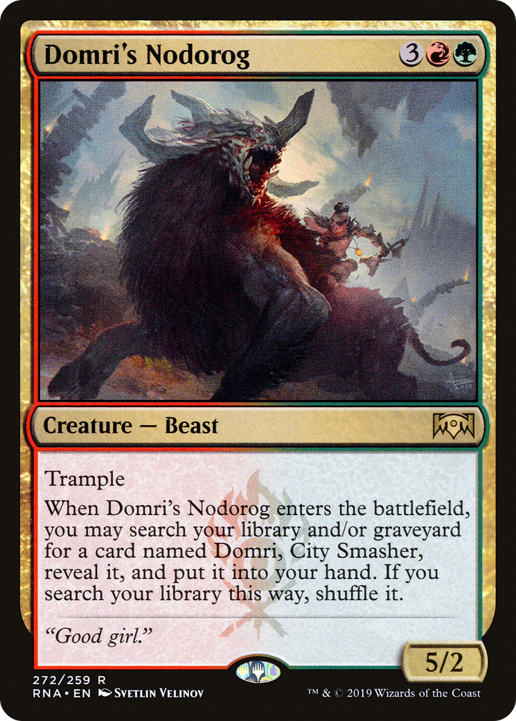 Domri's Nodorog (RNA-272) [Ravnica Allegiance]