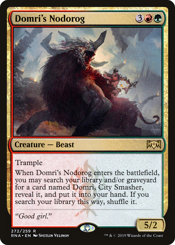 Domri's Nodorog (RNA-272) [Ravnica Allegiance]