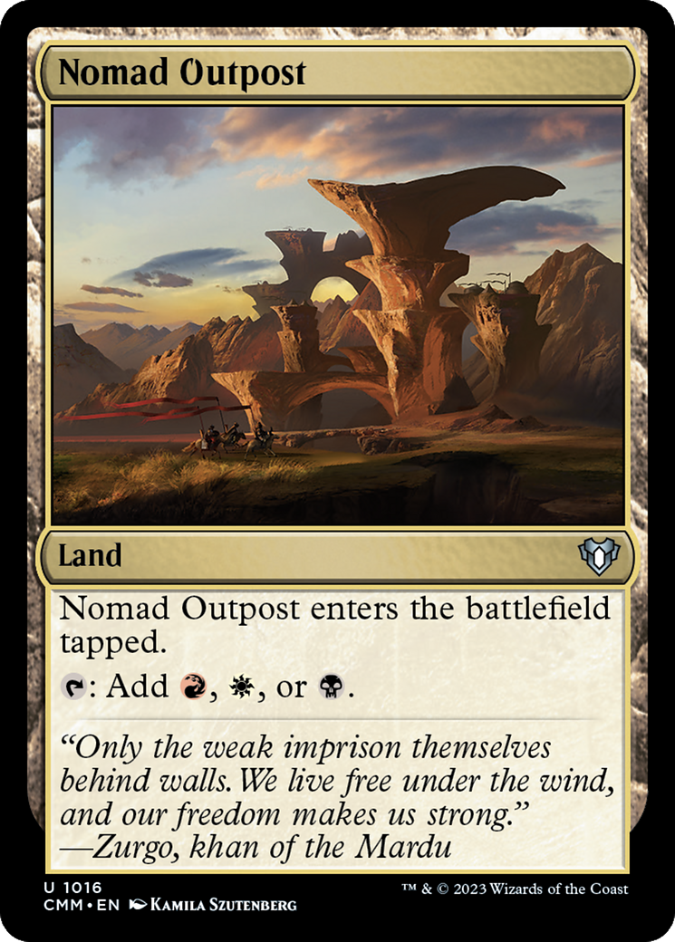 Nomad Outpost (CMM-1016) [Commander Masters]