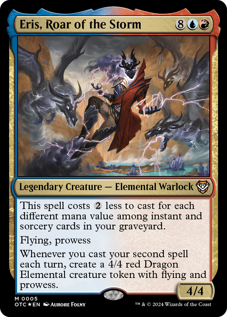 Eris, Roar of the Storm (OTC-005) [Outlaws of Thunder Junction Commander] Foil