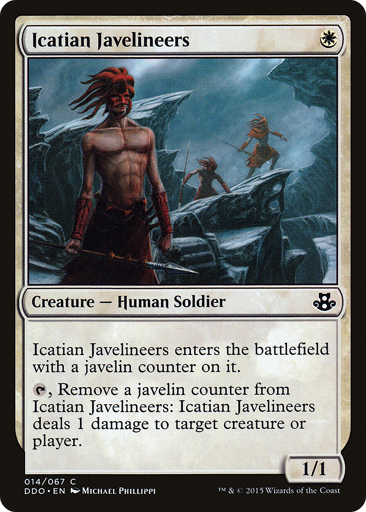 Icatian Javelineers (DDO-014) [Duel Decks: Elspeth vs. Kiora]