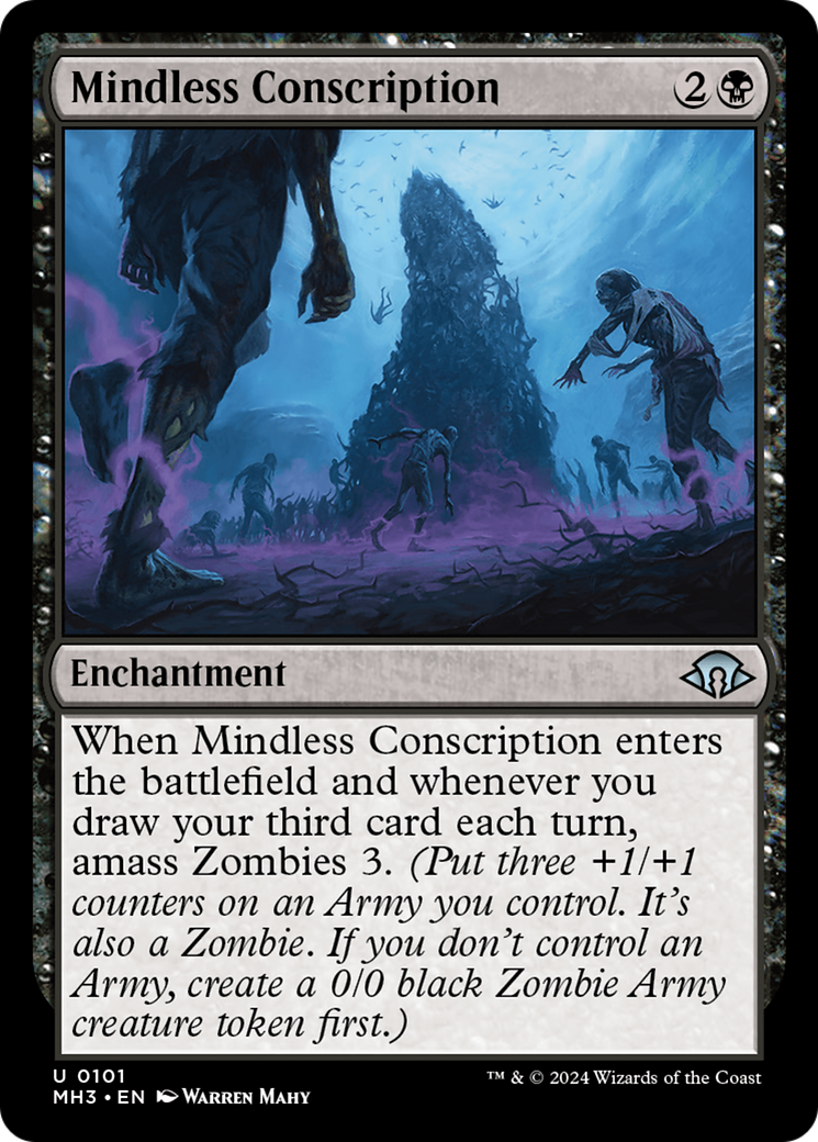Mindless Conscription (MH3-101) [Modern Horizons 3]
