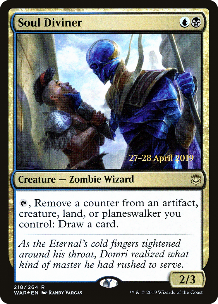 Soul Diviner (PRE-218S) [War of the Spark Promos] Foil