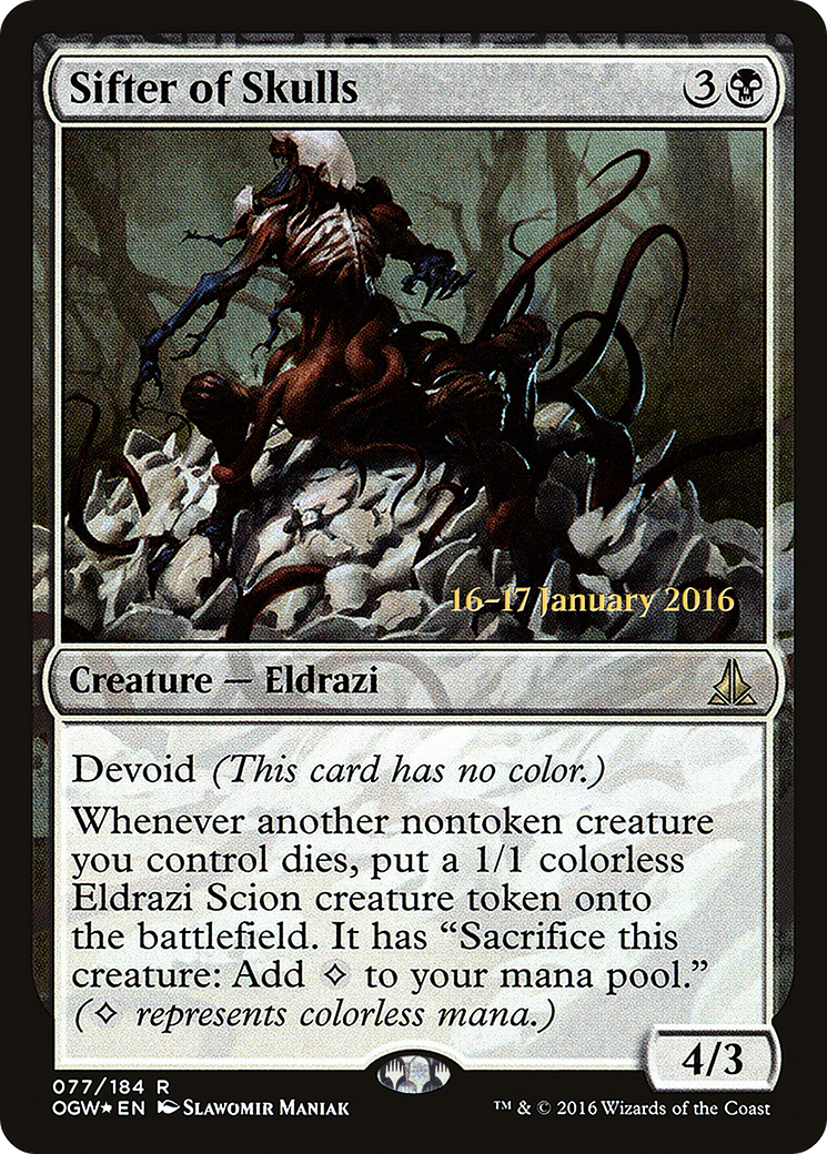 Sifter of Skulls (PRE-77S) [Oath of the Gatewatch Promos] Foil