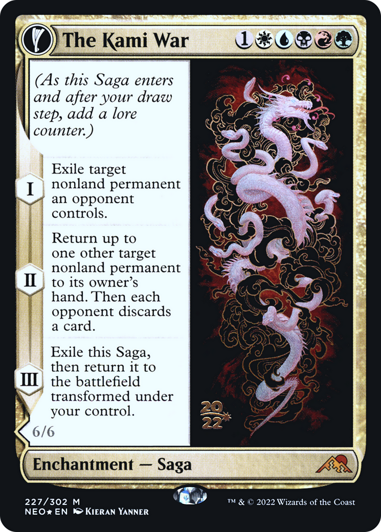 The Kami War (PRE-227) [Kamigawa: Neon Dynasty Promos] Foil