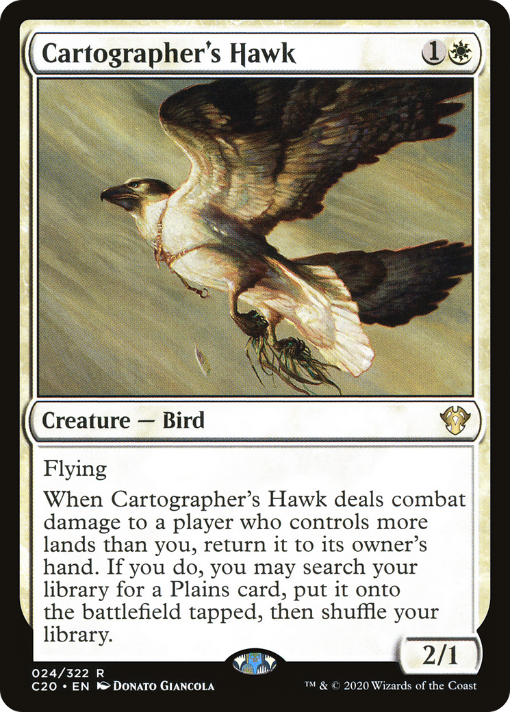 Cartographer's Hawk (C20-024) [Commander 2020]