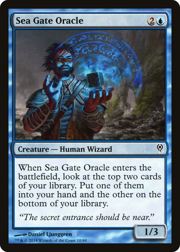 Sea Gate Oracle (DDM-010) [Duel Decks: Jace vs. Vraska]