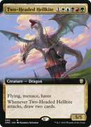 Two-Headed Hellkite (Extended Art) (DMC-090) [Dominaria United Commander]