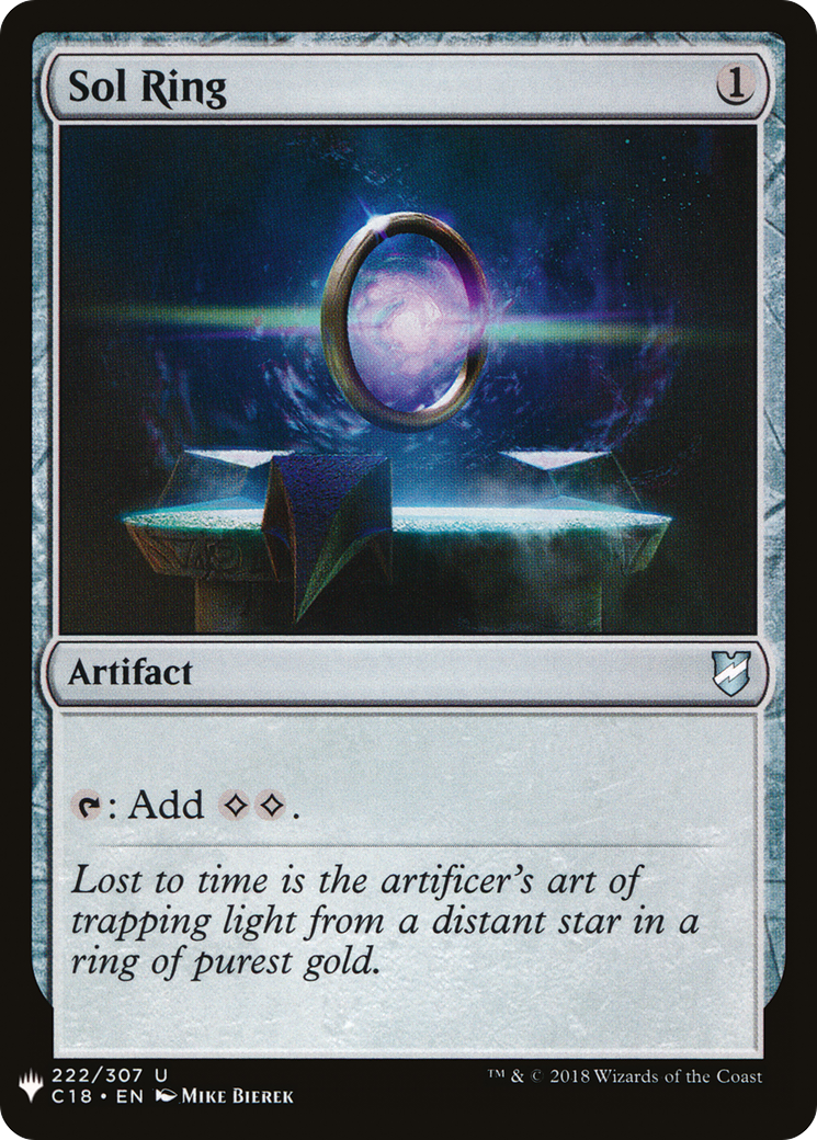 Sol Ring (C18) (LIST-C18-222) [The List]