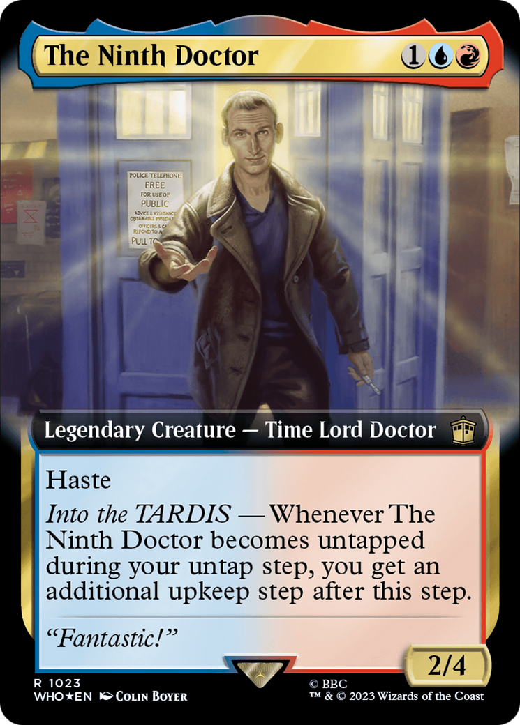 The Ninth Doctor (WHO-1023) [Doctor Who]: (Extended Art) Foil
