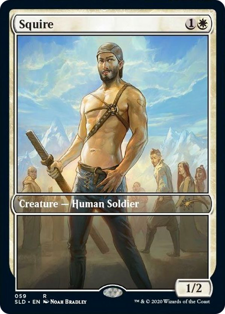Squire (SLD-059) [Secret Lair Drop]: (Full Art) Foil