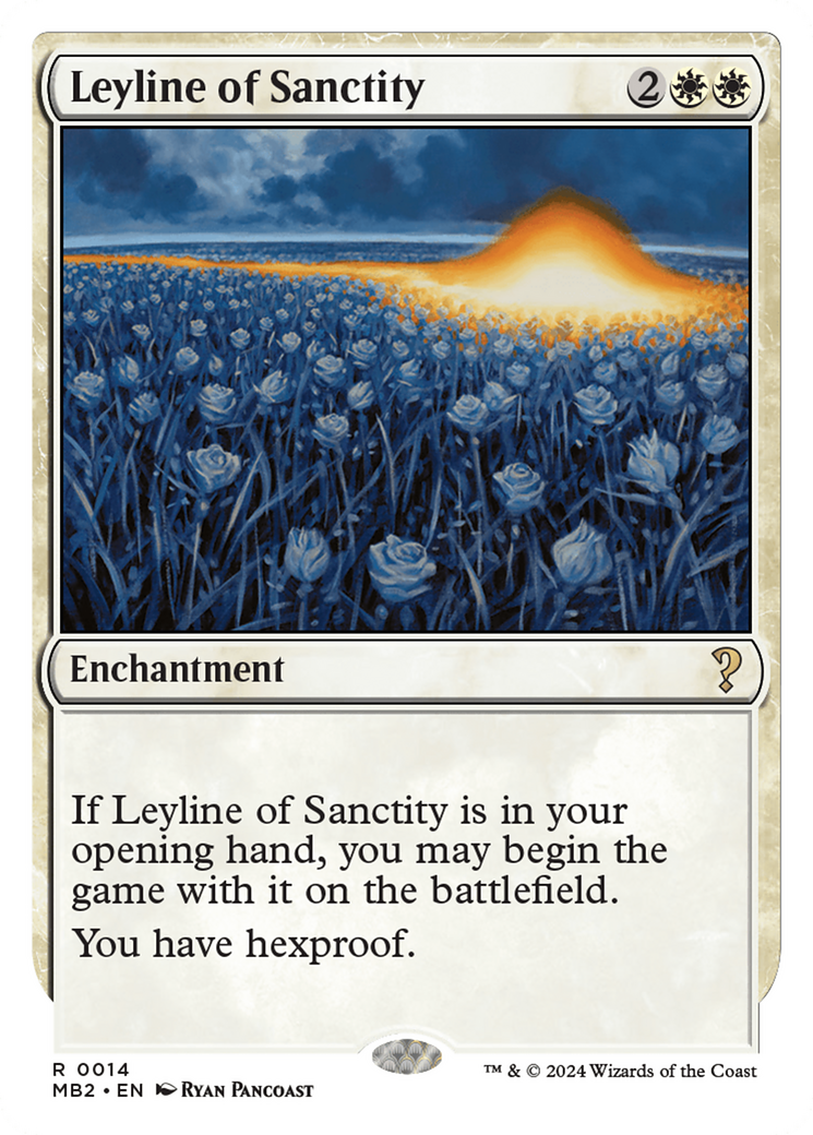Leyline of Sanctity (MB2-014) [Mystery Booster 2]